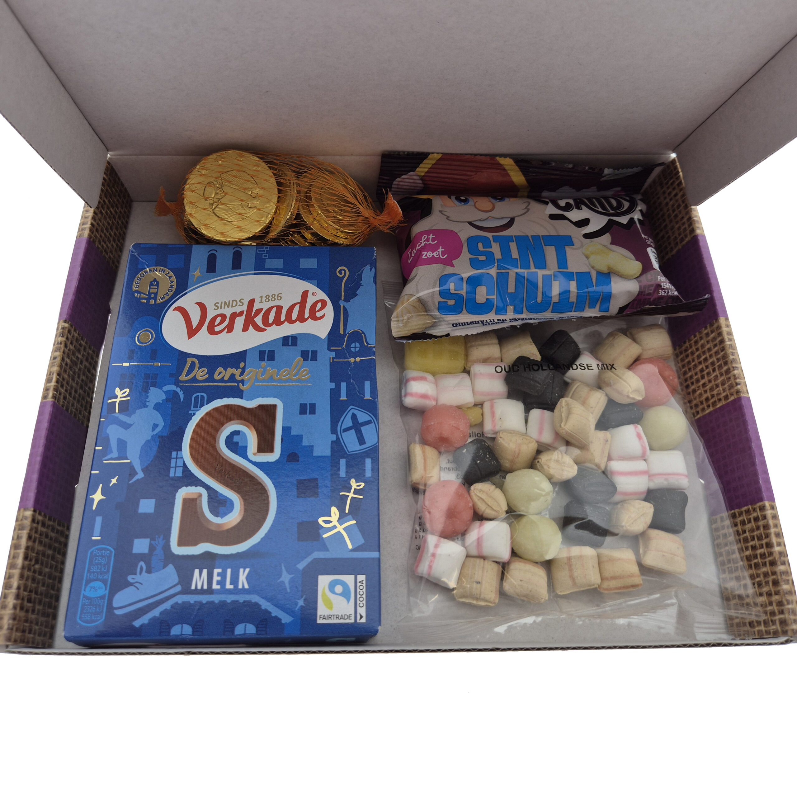 Sinterklaasgeschenk lekkers – Brievenbus - open
